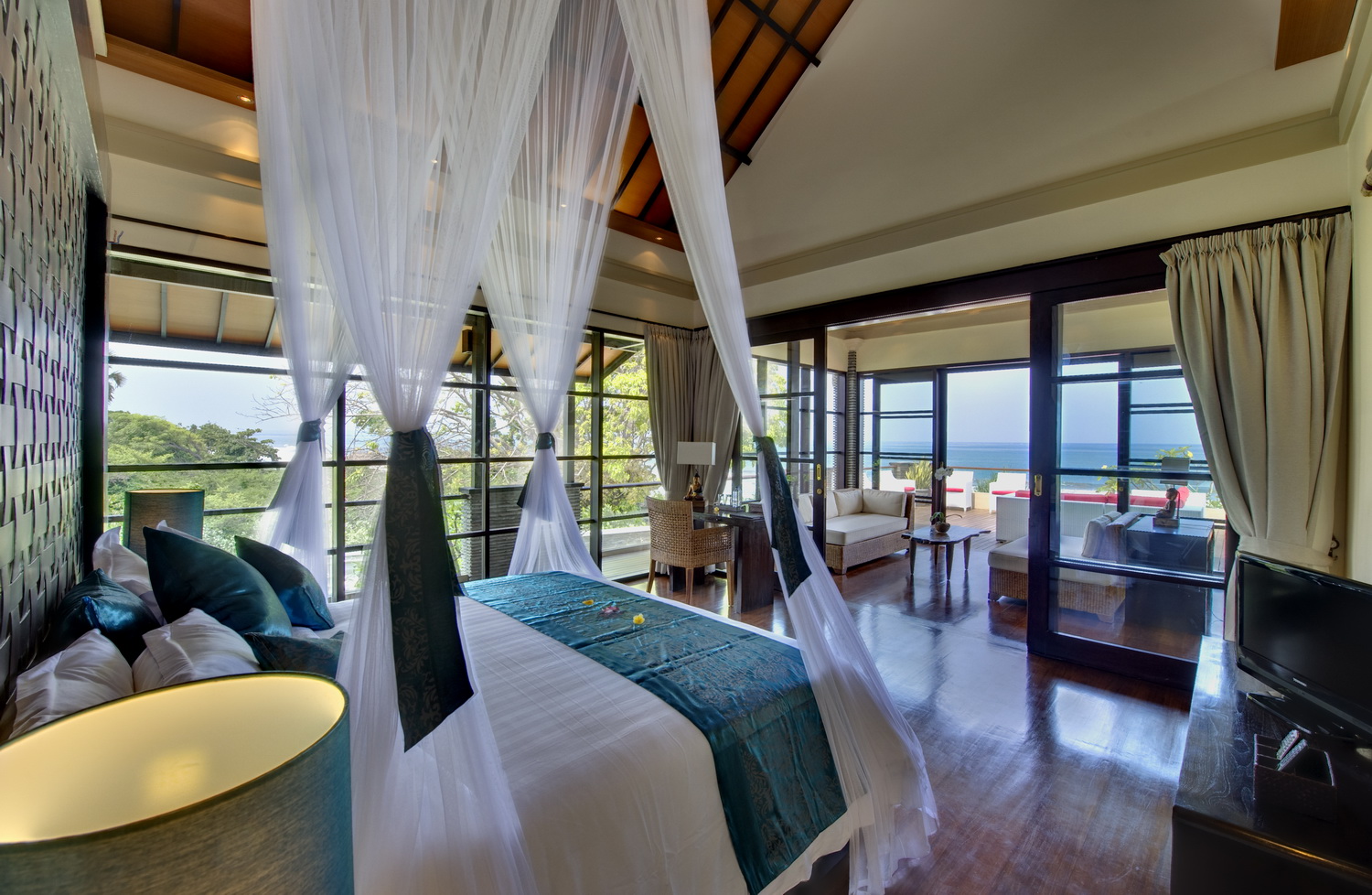 Master Bedroom design with a beautiful view