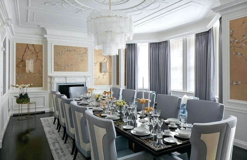 Colour Combination Ideas For Your, Silver Dining Room Ideas