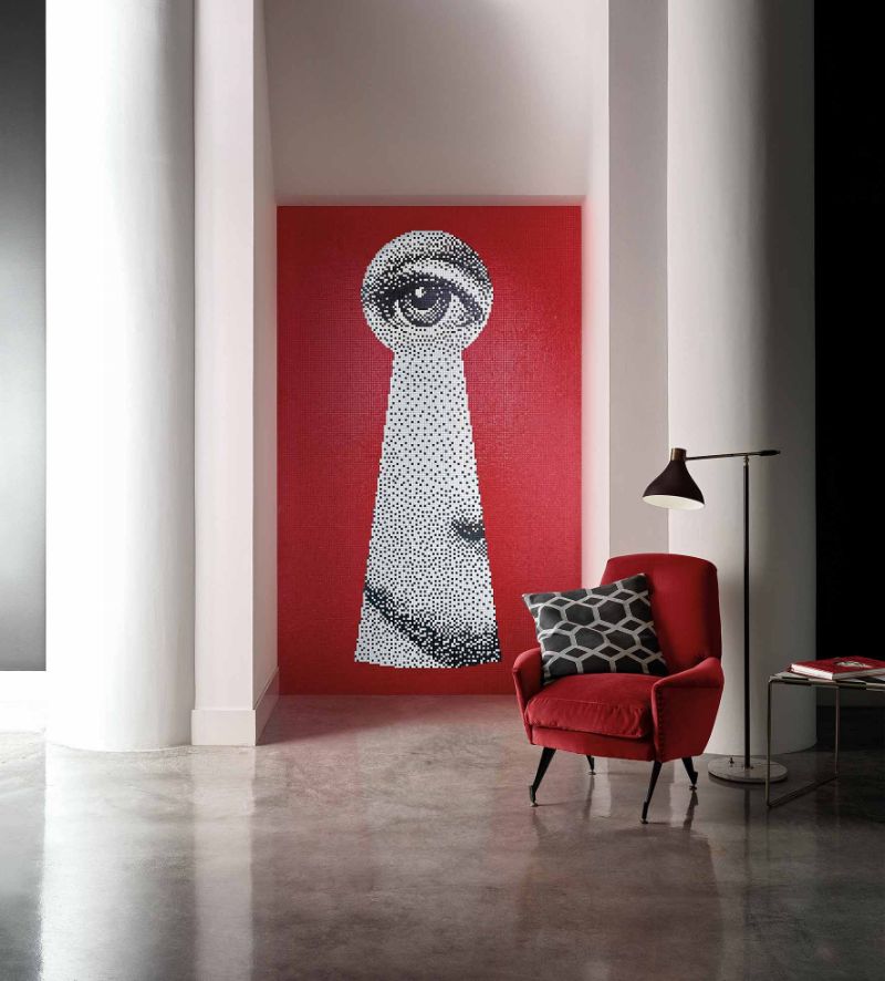 Bisazza and Fornasetti Team Up To Create Striking Mosaic Panels (7) fornasetti Fornasetti Motifs Meet Bisazza Mosaics For An Inspiring Collection Bisazza and Fornasetti Team Up To Create Striking Mosaic Panels 7