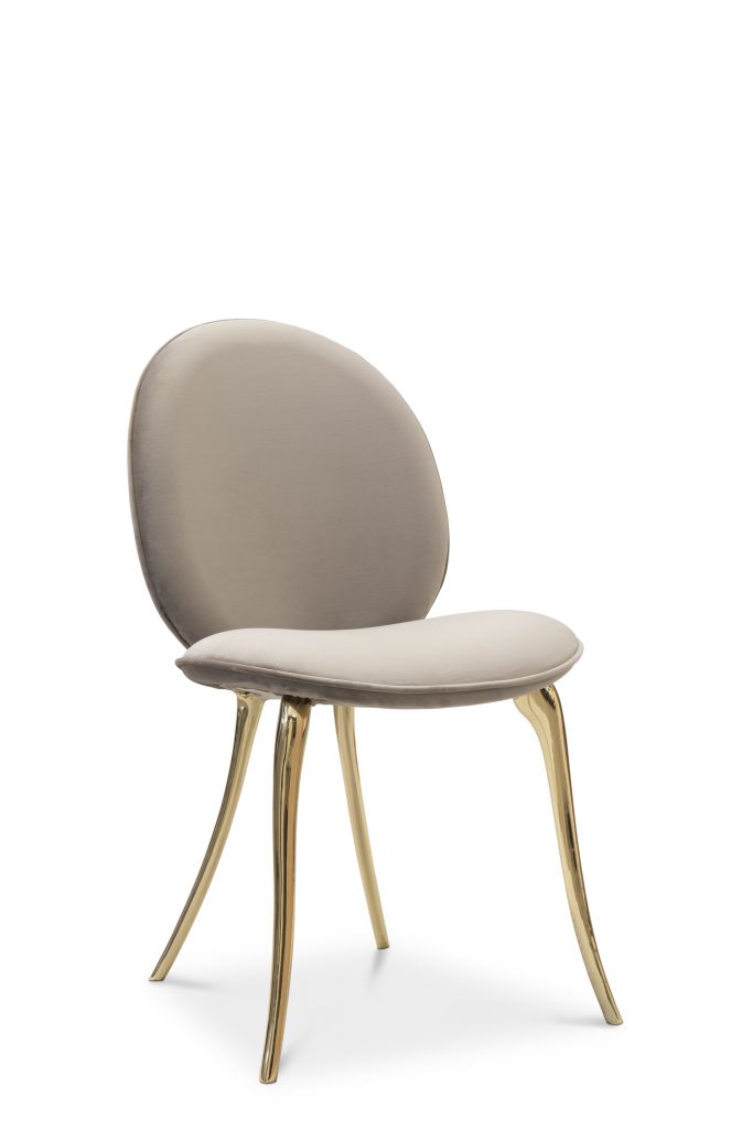 dining chairs- soleil dining chair, beige and gold chair