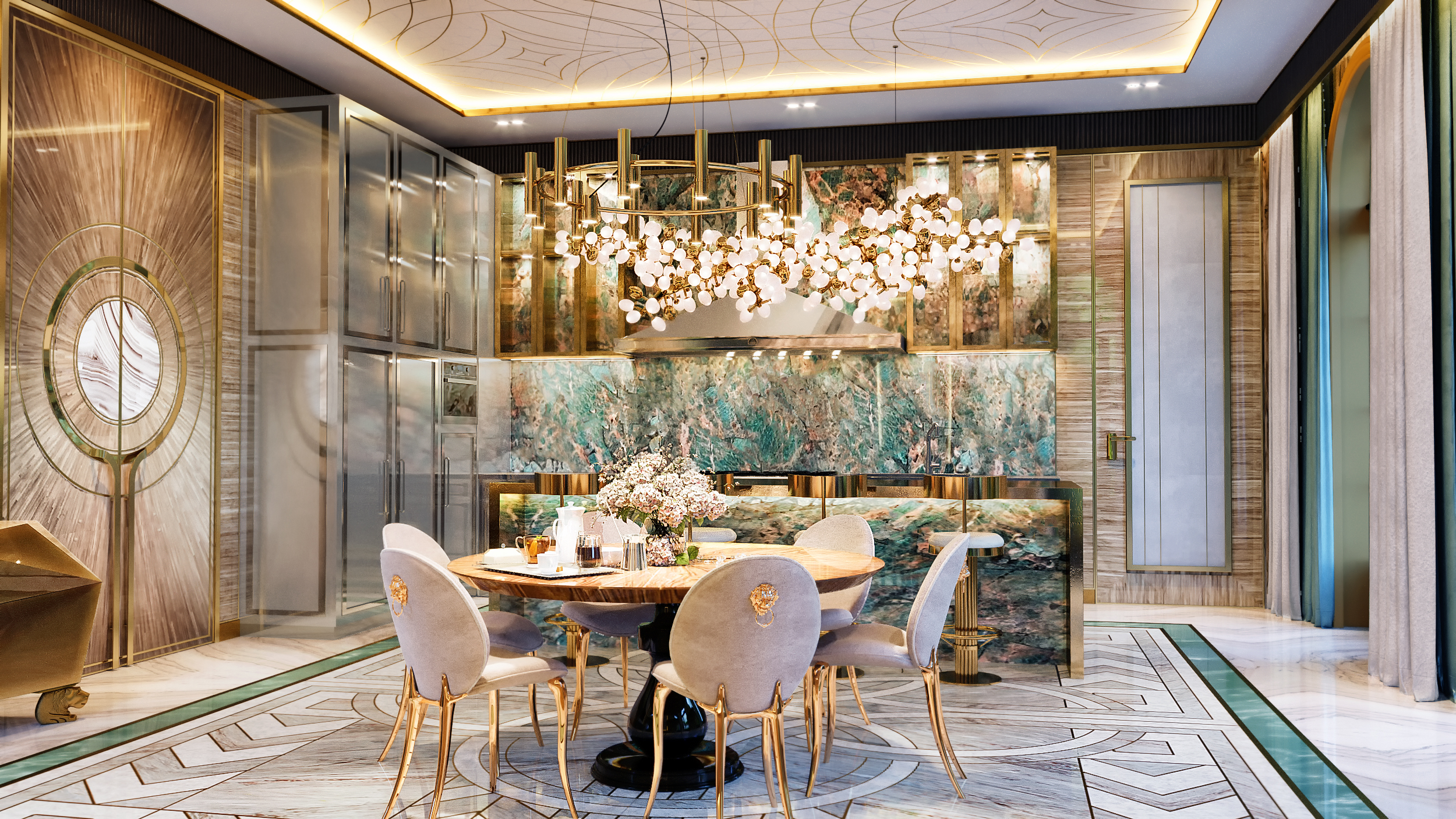 Trendy and Modern Ideas For Your Luxury Dining Room