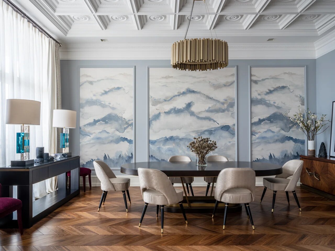 Trendy and Modern Ideas For Your Luxury Dining Room