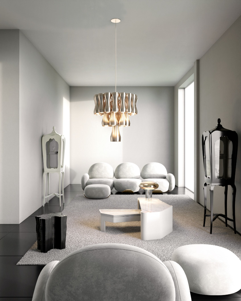 a comfortable moderin interior design