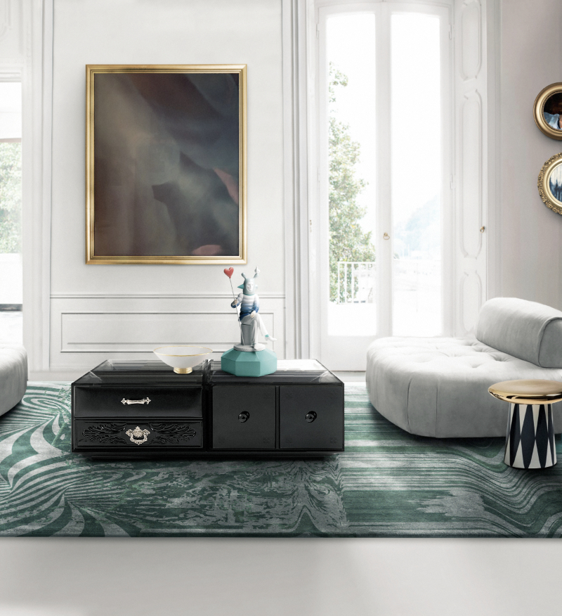 The iconic Soho modern coffee table which was the first collection launched by Boca do Lobo