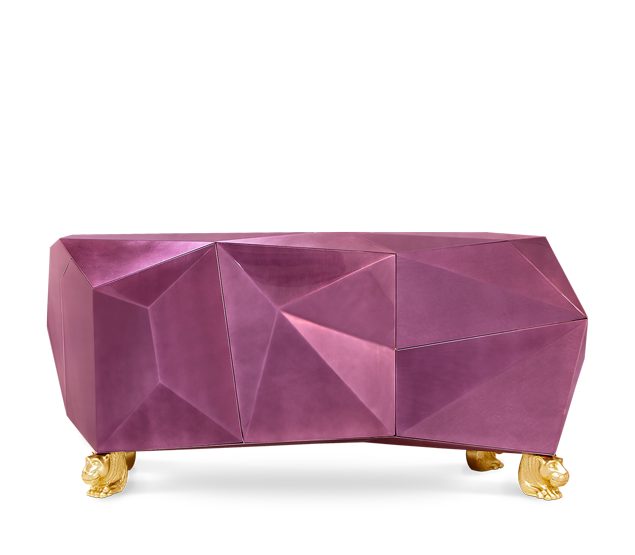 purple diamond sideboard