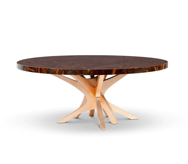 curved dining table 