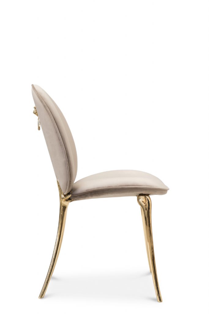dining chairs- soleil dining chair, beige and gold chair