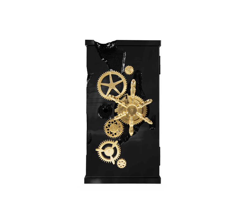 california home decor - luxury safe black
