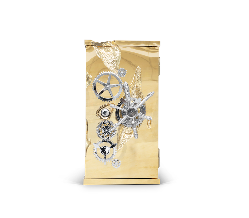 california home decor - luxury safe gold