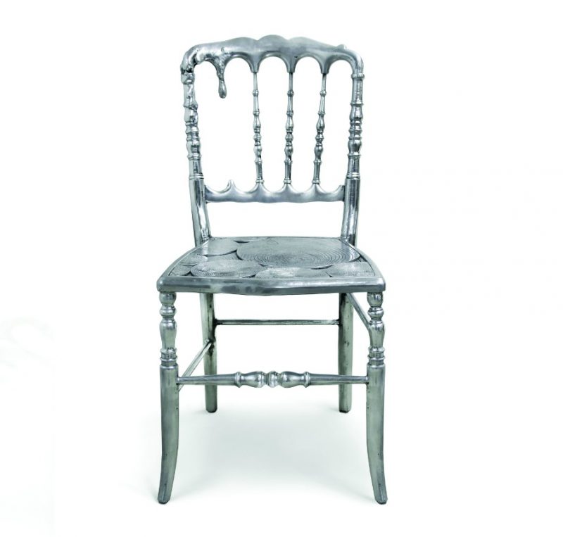 dining chairs- Chromium painting over aluminium casting