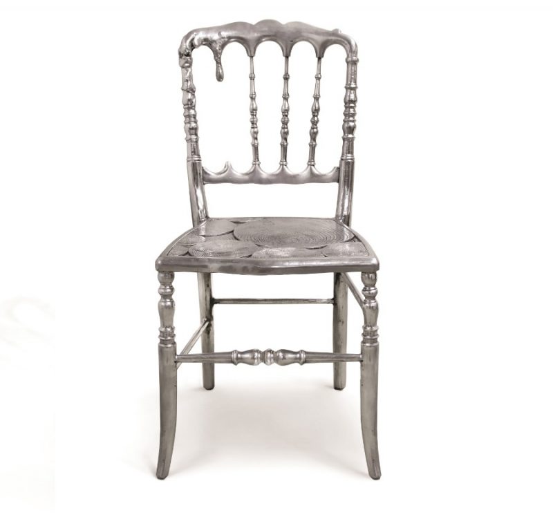 dining chairs- Chromium painting over aluminium casting