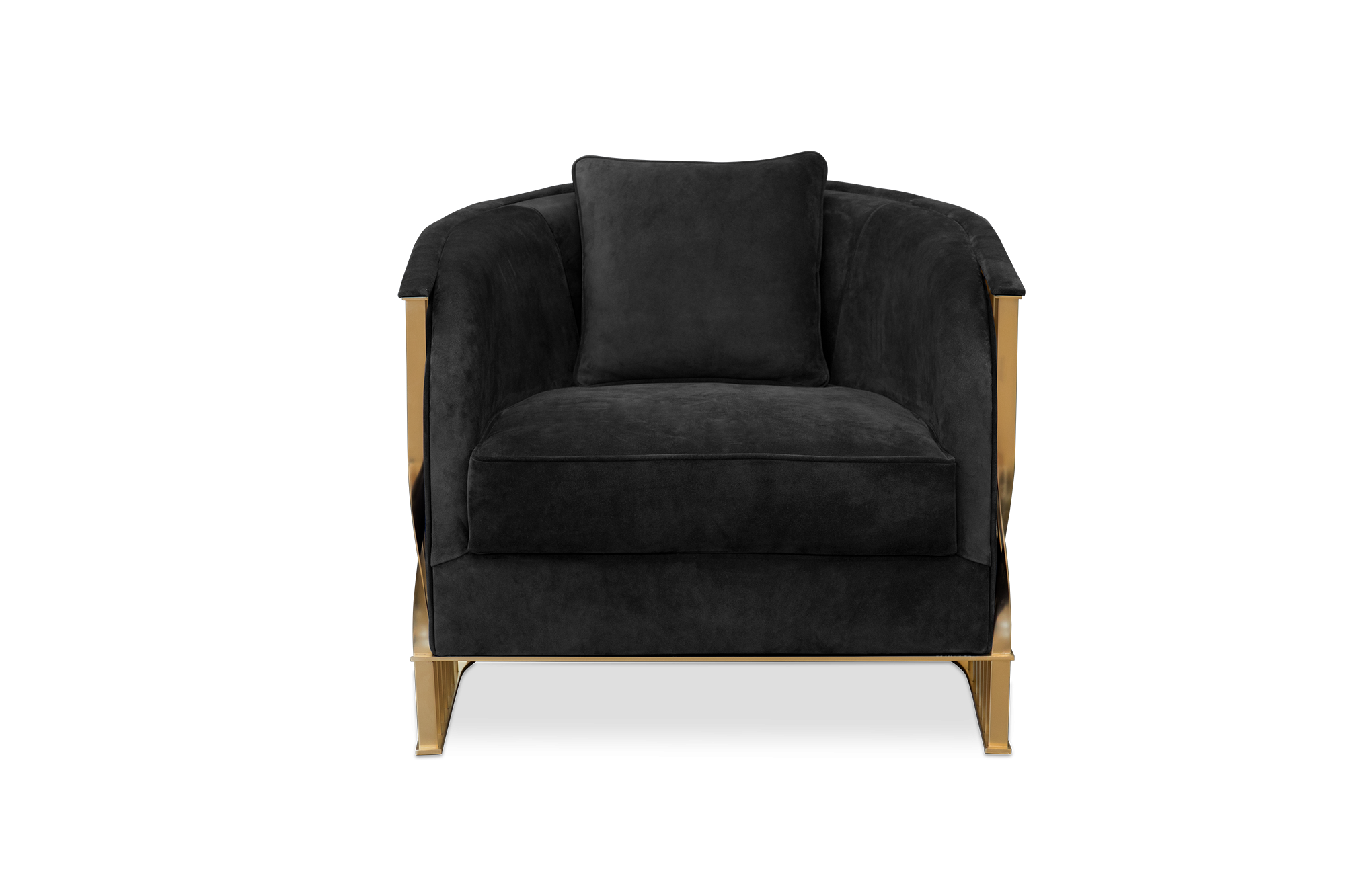 this is an black mandy exceptional armchairs from boca do lobo